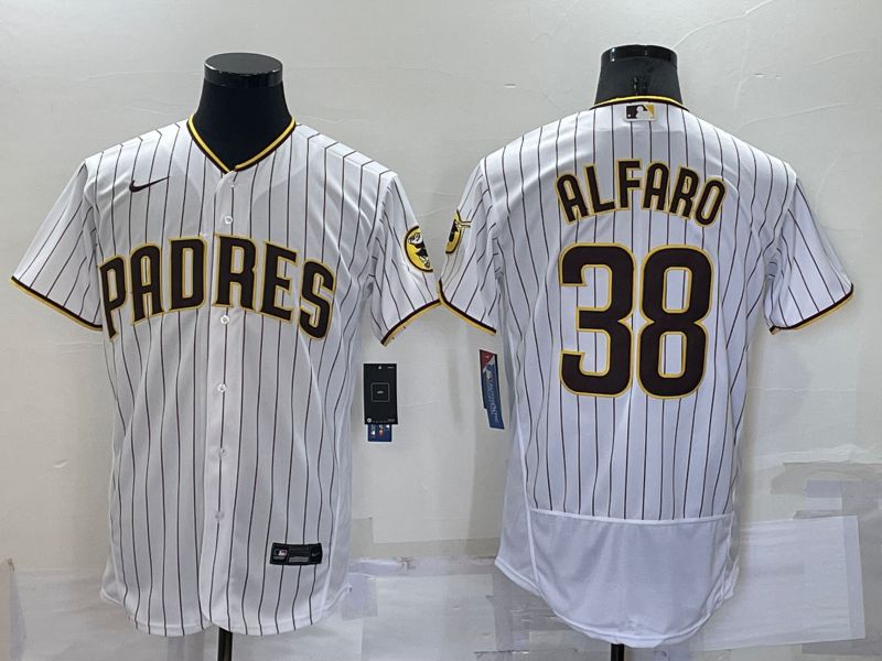 Men San Diego Padres #38 Alfaro White Elite Nike 2022 MLB Jersey